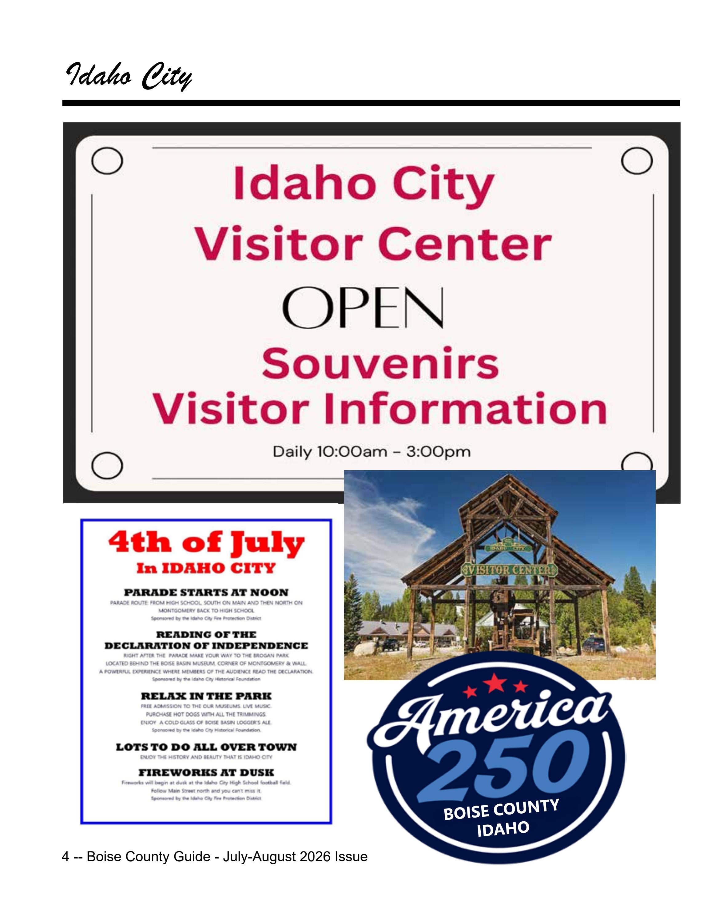 Boise County Guide page 4