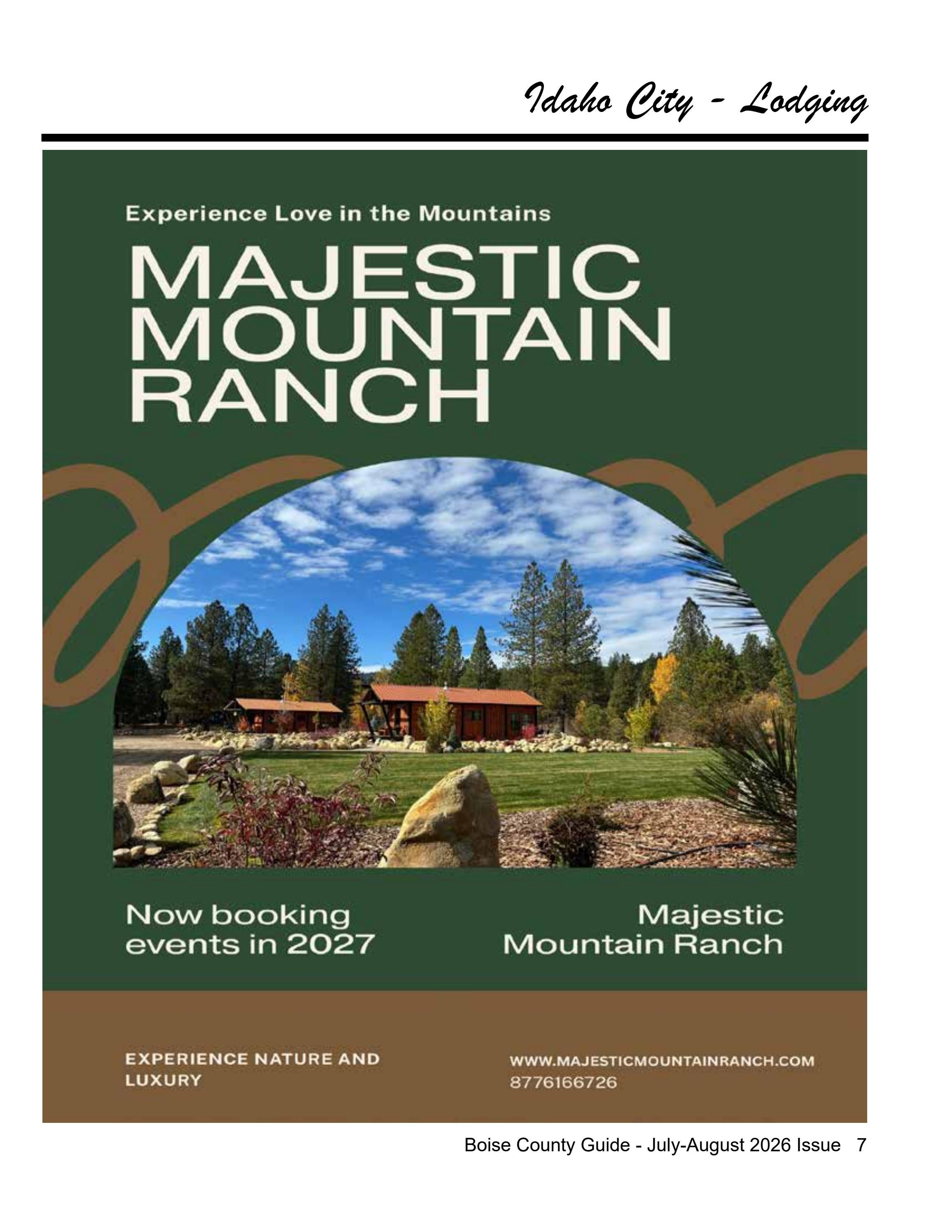 Boise County Guide page 7