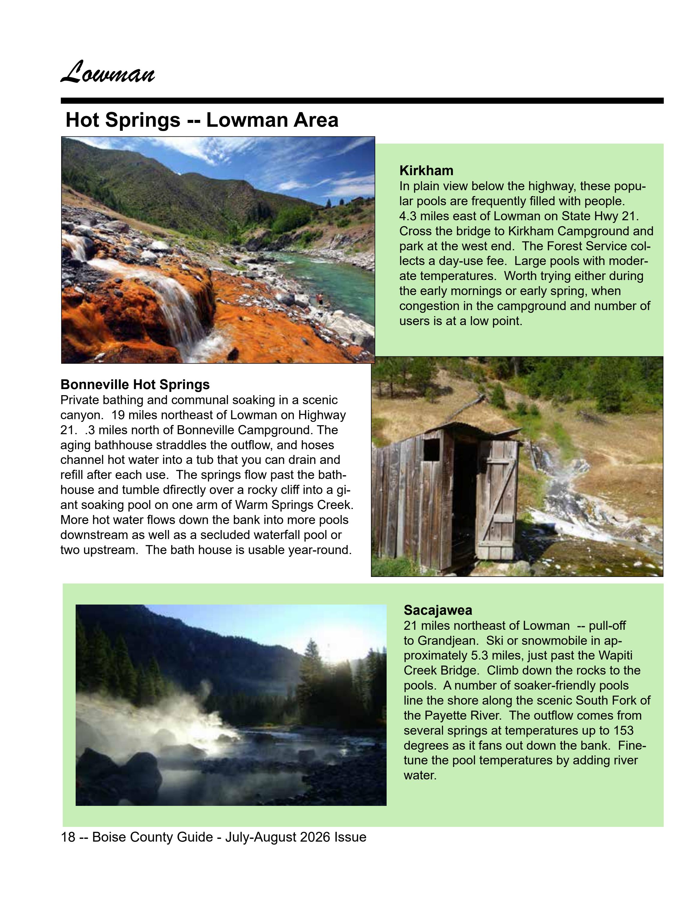 Boise County Guide page 18