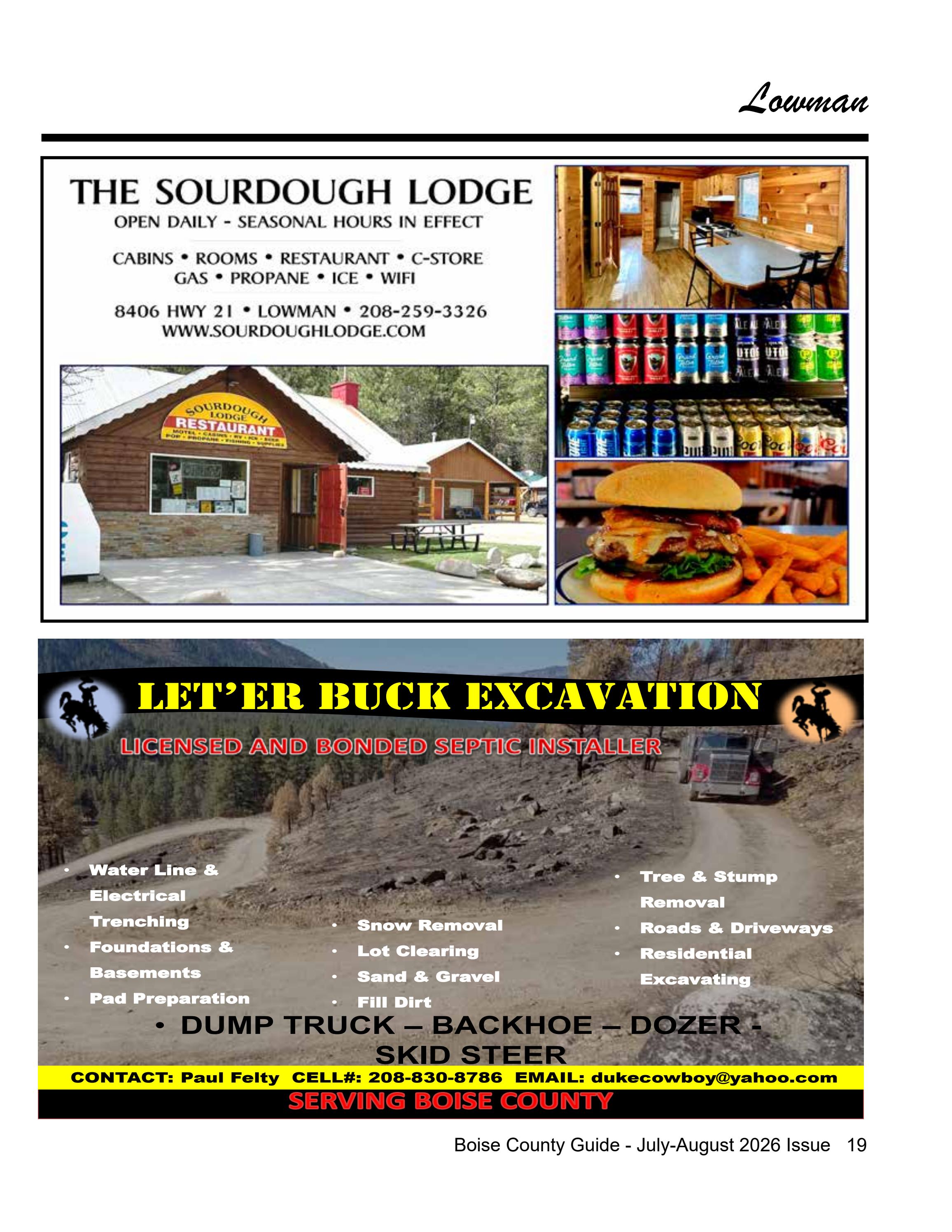 Boise County Guide page 19