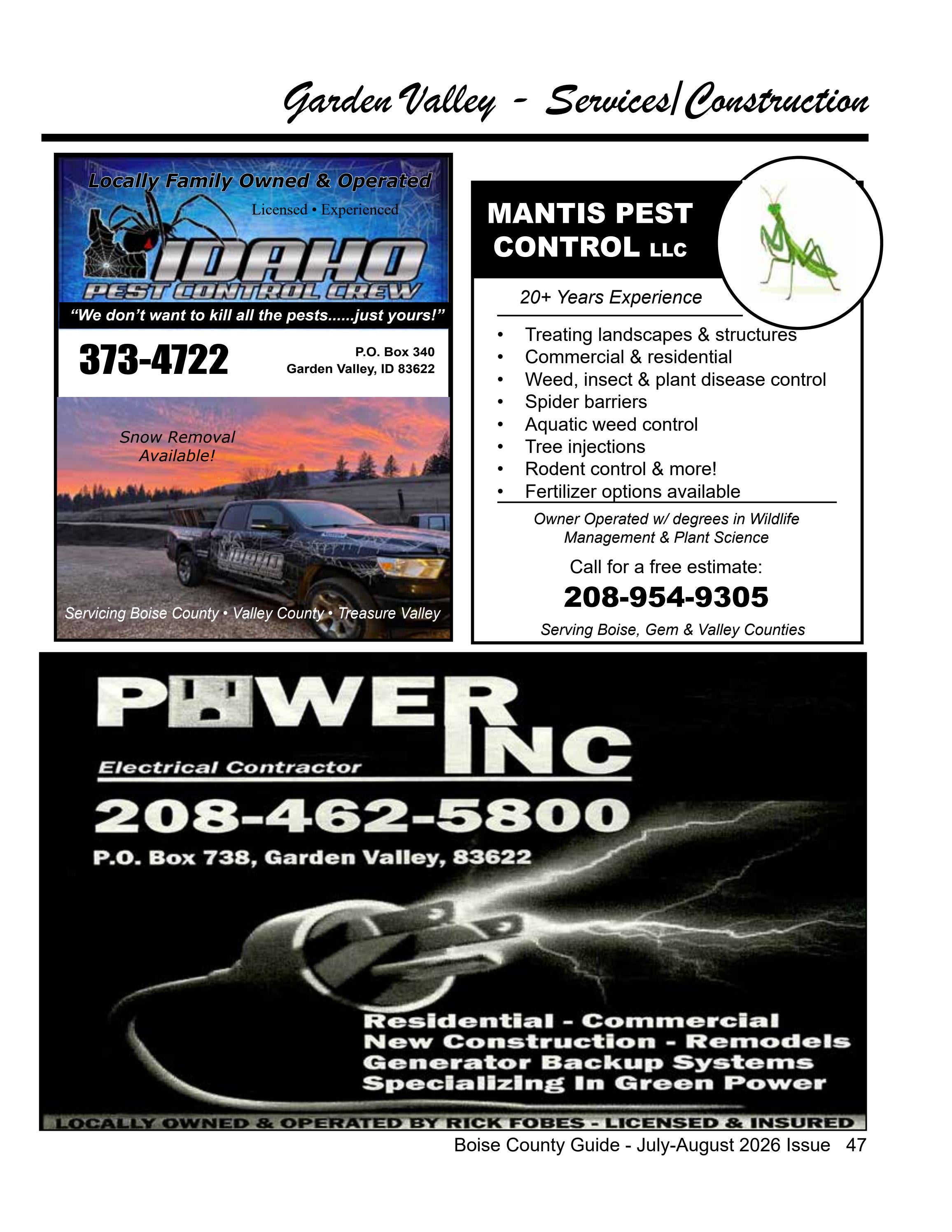 Boise County Guide page 47