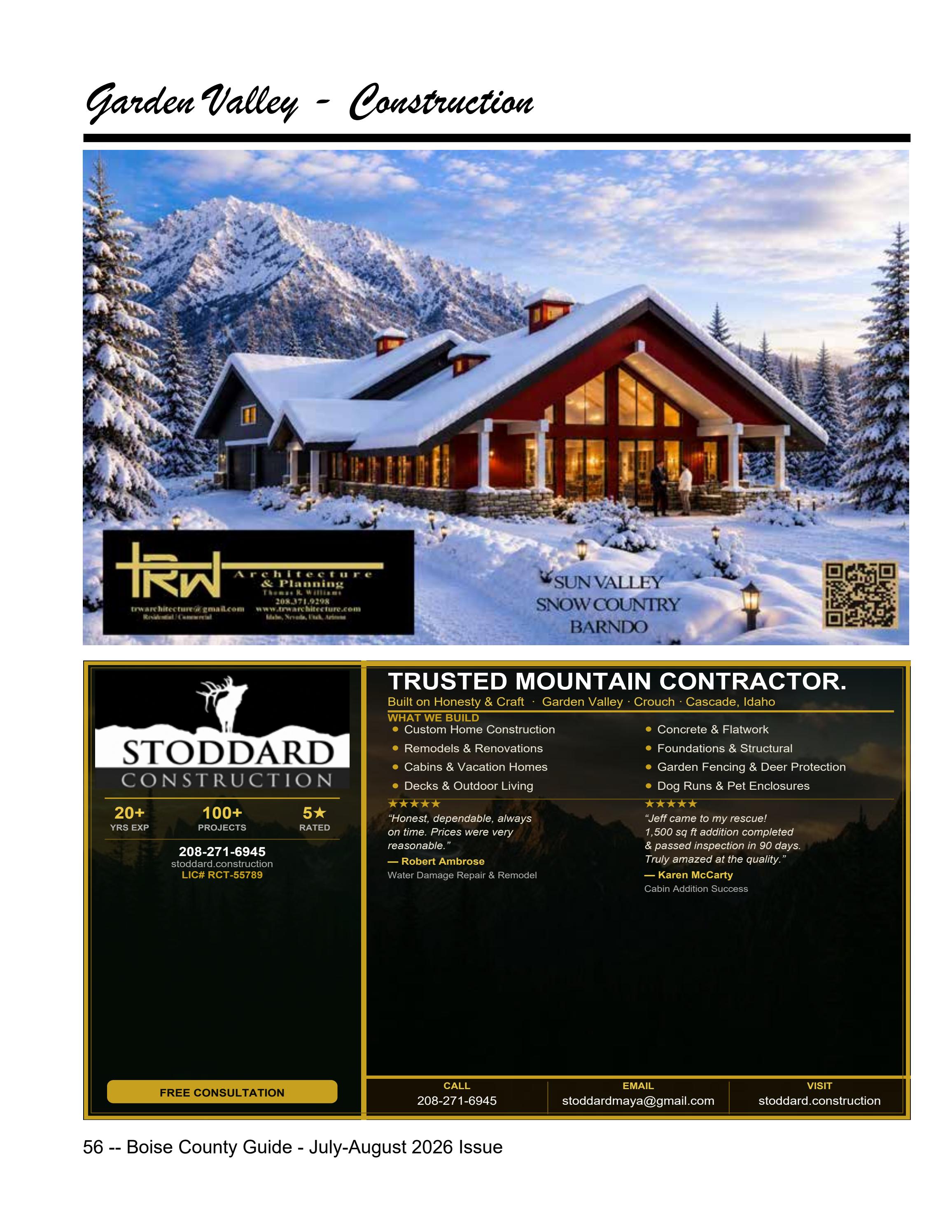 Boise County Guide page 56